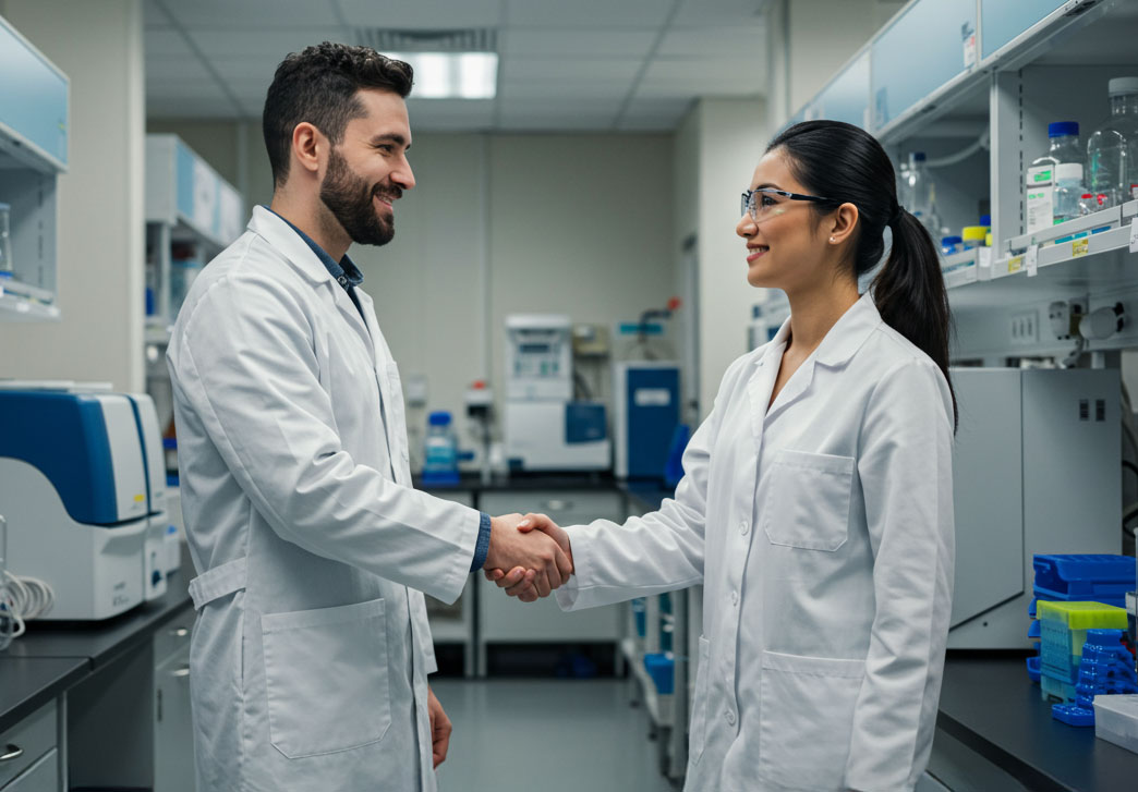 partnership with Promega scientists